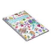 まだ開花し、気に入らないカスタマイズ可能なフローラ ノートブック (右側)