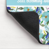 まだ開花し、気に入らないカスタマイズ可能なフローラ マウスパッド (コーナー)