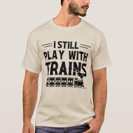 まだ電車遊がある Tシャツ