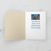 まだ頑張ってる？僕はここにいるよ リス カード (内部)