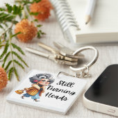 まだ頭を回している キーホルダー (正面右)