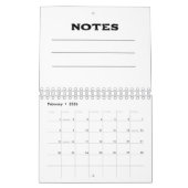 まだ100日後! – カスタマイズ可能 カレンダー (2月 2026)