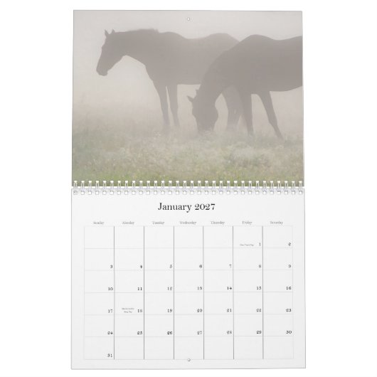 まだ2013年さまよいます カレンダー (1月 2027)