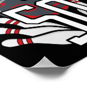 まだ50歳のボーリング誕生日パーティーのセレブで打つ ポスター (角)