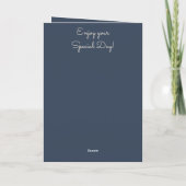 まだ60で素晴らしい名前を追加フローラ青 カード (裏面)