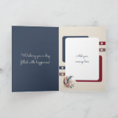 まだ60で素晴らしい名前を追加フローラ青 カード (内部)