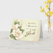 まだ…マグノリアグリーティングカード カード (黄色い花)