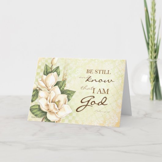 まだ…マグノリアグリーティングカード カード (正面)