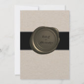 まだ |結婚の記念日の更新 招待状 (裏面)