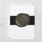 まだ |結婚の記念日の更新 招待状 (裏面)