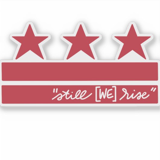 まだ[WE]上昇 シール (正面)