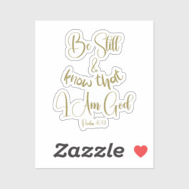 まだKJVの聖句である シール