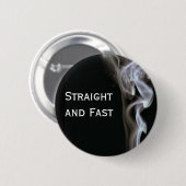 まっすぐおよび速いです 缶バッジ (正面&裏面)