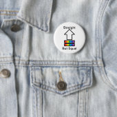 まっすぐしかし同輩LGBTサポートピン 缶バッジ (インサイチュ)