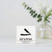 まっすぐなかみそりのスタンプカード ロイヤリティカード (スタンド正面)