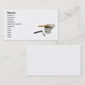 まっすぐなかみそりのブラシのマグ 名刺 (正面/裏面)