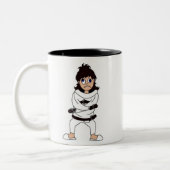 まっすぐなジャケット ツートーンマグカップ (左)