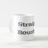 まっすぐなブルボン コーヒーマグカップ (正面左)
