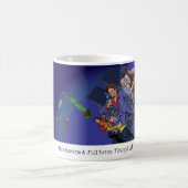 まっすぐな上りのマグ コーヒーマグカップ (中央)