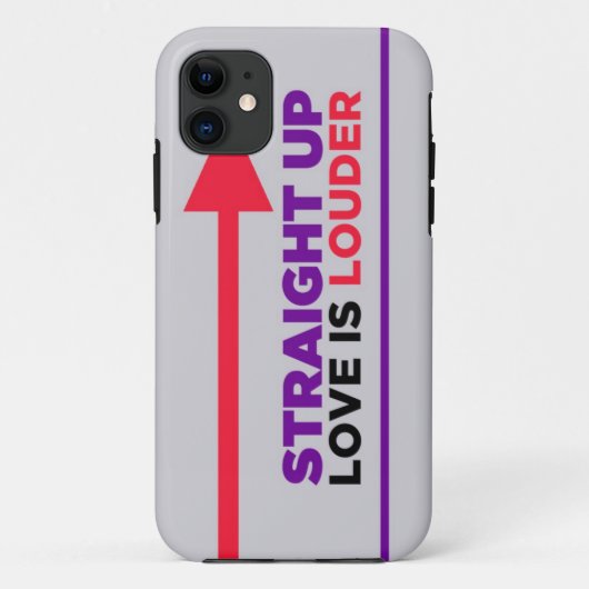 まっすぐな上り愛はより騒々しいiPhoneの場合です Case-Mate iPhoneケース (裏面)