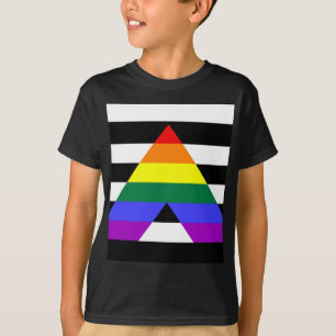 まっすぐな同盟国の旗 Tシャツ