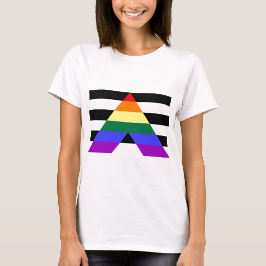 まっすぐな同盟国 Tシャツ (正面)
