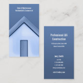 まっすぐな家の名刺 名刺 (正面/裏面)