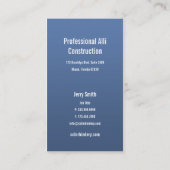 まっすぐな家の名刺 名刺 (裏面)