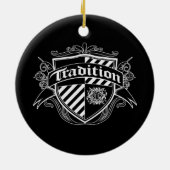 まっすぐな端"オーナメント事" セラミックオーナメント (裏面)