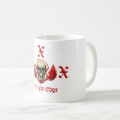 まっすぐな端 コーヒーマグカップ (正面右)