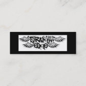 まっすぐな端 スキニー名刺 (裏面)