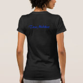 まっすぐな端 Tシャツ (裏面)