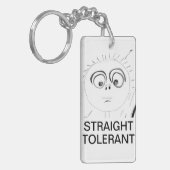 まっすぐな耐久性がある キーホルダー (正面左)