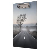 まっすぐな風光明媚な田舎道 クリップボード (左)