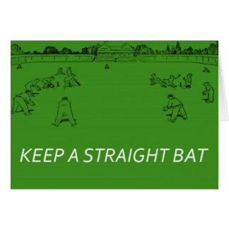 まっすぐなBat2を保って下さい