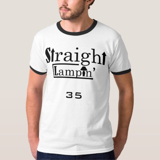 まっすぐなLampin -ブラウニー Tシャツ (正面)