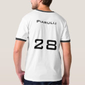 まっすぐなLampin - Piarulli Tシャツ (裏面)