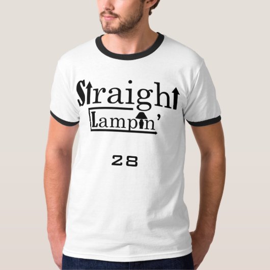 まっすぐなLampin - Piarulli Tシャツ (正面)