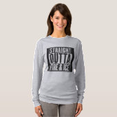 まっすぐなouttaの火および氷の新しいバランスのワイシャツ tシャツ (正面フル)