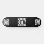 まっすぐなOuttaカリフォルニア スケートボード (横)