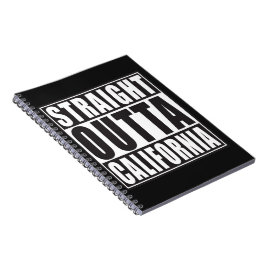 まっすぐなOuttaカリフォルニア ノートブック