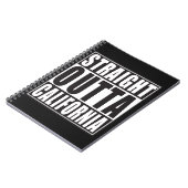 まっすぐなOuttaカリフォルニア ノートブック (左側)