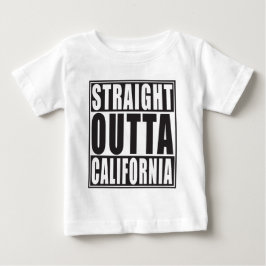 まっすぐなOuttaカリフォルニア ベビーTシャツ