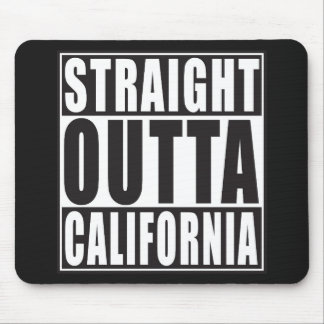 まっすぐなOuttaカリフォルニア マウスパッド