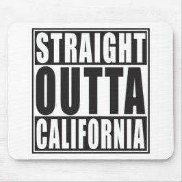 まっすぐなOuttaカリフォルニア マウスパッド