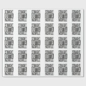 まっすぐなouttaナッシュビル ラッピングペーパー (フラット)