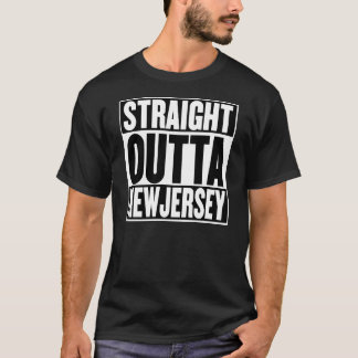 まっすぐなOuttaニュージャージー Tシャツ