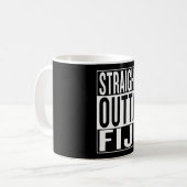 まっすぐなouttaフィージー コーヒーマグカップ (正面左)