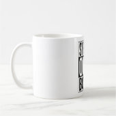 まっすぐなouttaボストン コーヒーマグカップ (左)