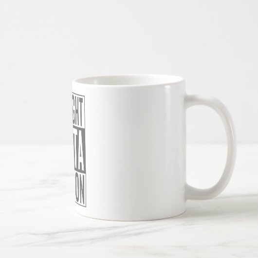 まっすぐなouttaボストン コーヒーマグカップ (右)